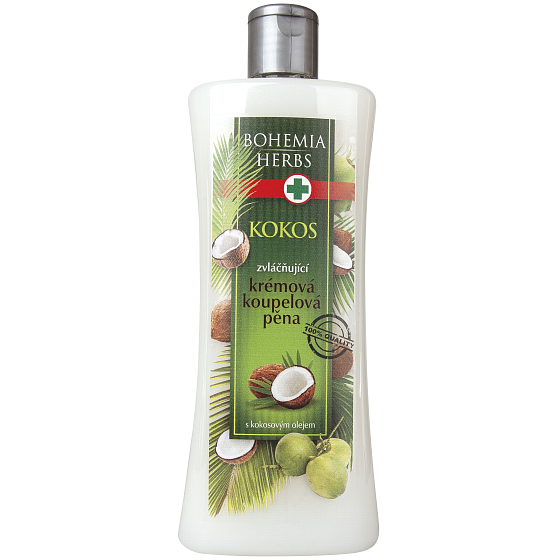 Bohemia Gifts Kokos-Badeschaum mit Kokos- und Olivenöl 500 ml