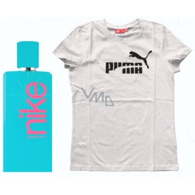Nike Azure Woman Eau de Toilette 100 ml + Puma T-Shirt, Geschenkset