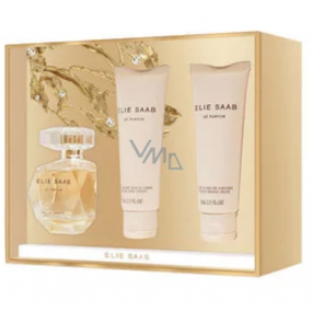 Elie Saab Le Parfum parfümiertes Wasser für Frauen 50 ml + Duschgel 75 ml + Körperlotion 75 ml, Geschenkset
