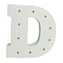Nekupto Holz LED Buchstabe D Dekoration 16 cm