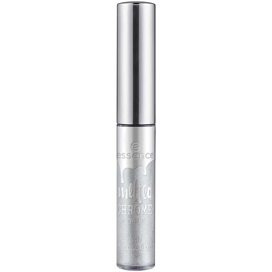 Essence Melted Chrome flüssiger Eyeliner 02 Steel My Heart 3 ml