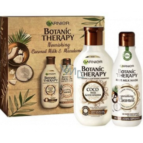 Garnier Botanic Therapy Coco Milk & Macadamia Haarshampoo 250 ml + Maske für trockenes und raues Haar 250 ml, Kosmetikset
