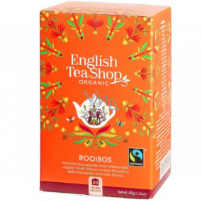 English Tea Shop Bio Rooibos Mandala 20 Stück biologisch abbaubare Teepyramiden, 40 g