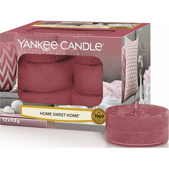 Yankee Candle Home Sweet Home - Oh süßes Zuhause duftendes Teelicht 12 x 9,8 g