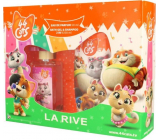 La Rive 44 Cats parfümiertes Wasser 50 ml + 2in1 Duschgel und Shampoo 250 ml, Geschenkset für Kinder