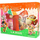 La Rive 44 Cats parfümiertes Wasser 50 ml + 2in1 Duschgel und Shampoo 250 ml, Geschenkset für Kinder