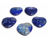 Lapis Lazuli Hmatka, Heilstein in Form eines Herzens Naturstein 3 cm 1 Stück, Stein der Harmonie