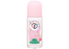 CD Rosentau - Antitranspirant Deo-Roller für Frauen mit rosa Blüten und weißem Tee 50 ml