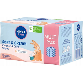Nivea Baby Soft & Cream Reinigungstücher 4 x 57 Stk
