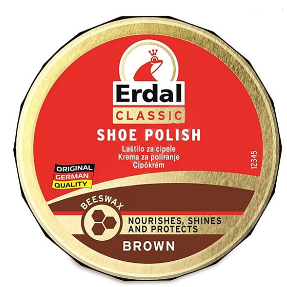 Erdal Schuhcreme Braun in der Dose 55 ml