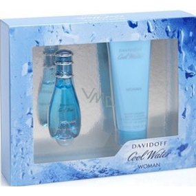 Davidoff Cool Water Woman Eau de Toilette 30 ml + Körperlotion 75 ml, Geschenkset
