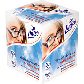 Linteo feuchte Tücher für Brillen, 50 Stück