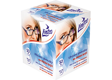 Linteo feuchte Tücher für Brillen, 50 Stück