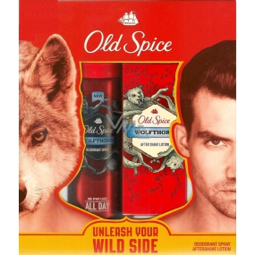 Old Spice Wolfthorn Deodorant Spray 125 ml + Aftershave 100 ml, Kosmetikset
