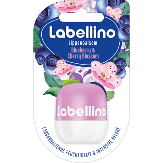 Labello Labellino Blaubeer & Kirschblüten pflegender Lippenbalsam 7 g