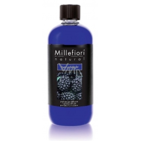 Millefiori Milano Natural Berry Delight - Nachfüllung des Fruit Delight Diffusors für Weihrauchstiele 500 ml