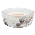 WoodWick Honey Tabac - Artisan Honig-Tabak-Duftkerze mit breitem Holzdocht und Glasschiffdeckel 453 g