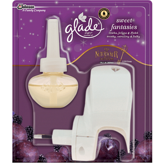 Glade Sweet Fantasies - Pflaumen- und saftiger Brombeer-Elektrorasierer mit Flüssigkeitsfüllung 20 ml