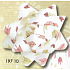 Seestern medium Weihnachtsluxus, Bäume 6,5 cm HV 197 10