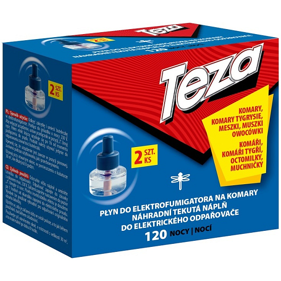 These Elektrischer Verdampfer gegen Mücken Ersatzflüssigkeit Nachfüllen 120 Nächte 2 x 36 ml