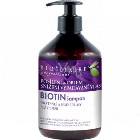 Bioelixire Biotin Shampoo für dünnes, sanftes Haar ohne Volumen von 500 ml