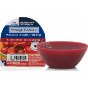 Yankee Candle Black Cherry - Reifes Kirschduftwachs für Aromalampe 22 g