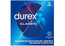 Durex Classic Classic Kondom Nennweite: 56 mm 3 Stück