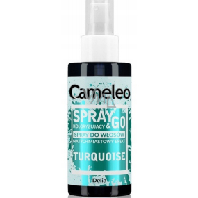 Delia Cosmetics Cameleo Spray & Go getönte Haarspülung Türkis 150 ml