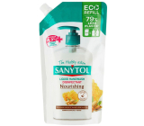 Sanytol Mandelmilch & Gelée Royale Desinfizierende Pflegeseife 500 ml Nachfüllpackung