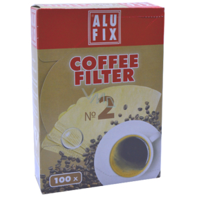 Alufix Kaffeefilter Kaffeefilter 2 Größen 100 Stück