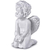 Emocio Weißer Gipsengel 62 x 105 mm 1 Stück