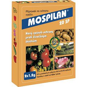 Mospilan 20 SP, Insektizid gegen tierische Schädlinge, 2 × 1,2 g