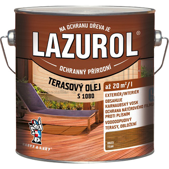 Lazurol s1080 Terrassenöl Teak, 2,5 l