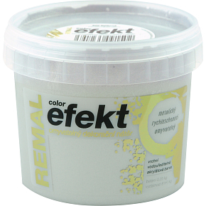 REMAL Color Efekt waschbare dekorative Farbe, 0910 Silberperl, 250 g