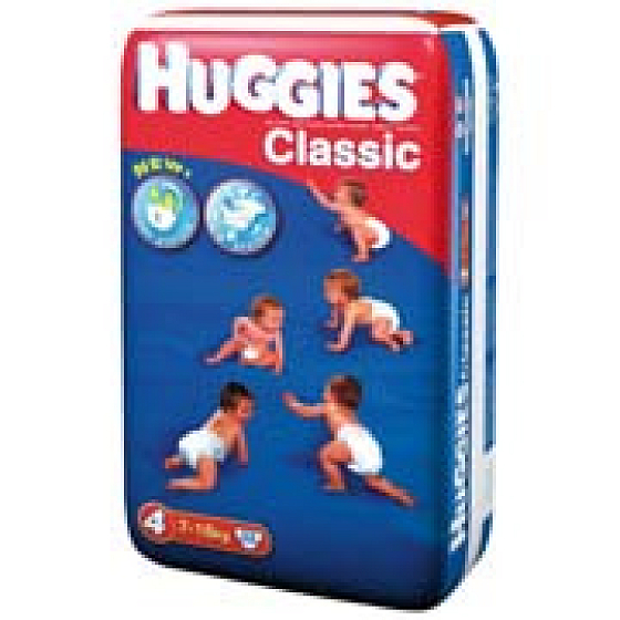 Huggies Classic Größe 4 7-16 kg Windelhöschen 50 Stück