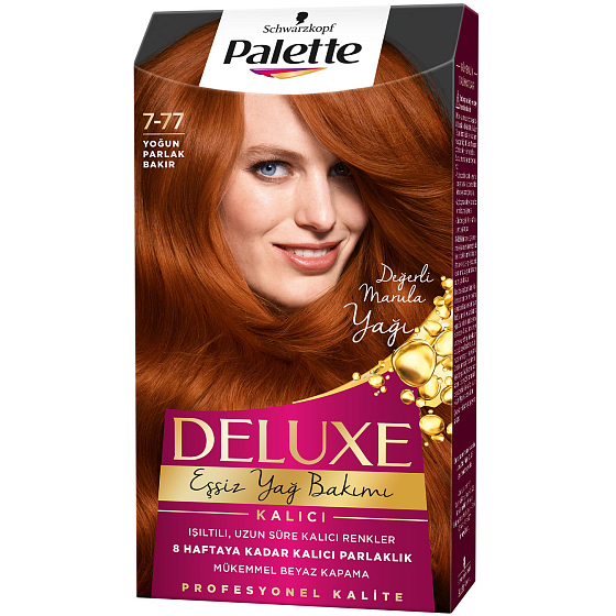 Schwarzkopf Palette Deluxe Haarfarbe 7-77 Intensives helles Kupfer 562 115 ml