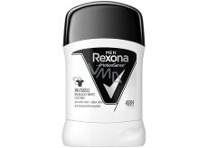 Rexona Men Invisible On Black + White Kleidung Antitranspirant Deodorant Stick für Männer 50 ml