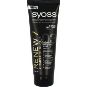Syoss Renew 7 Complete Repair Sofortregenerationsmaske für strapaziertes Haar 250 ml