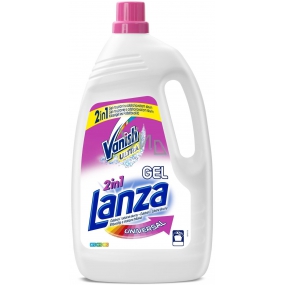 Lanza Vanish Ultra 2in1 Universal Gel Flüssigwaschmittel mit Fleckenentferner für alle Arten von Wäsche 15 Dosen 0,99 g