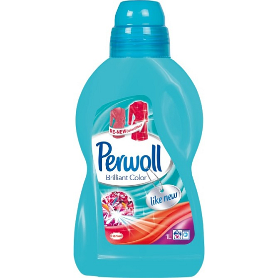 Perwoll Brilliant Color Flüssigwaschgel für farbige Wäsche 1 l