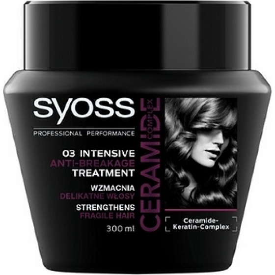 Syoss Ceramide Complex Intensive Anti-Breakage-Behandlungsmaske für dünnes und zerbrechliches Haar 300 ml