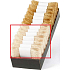 Ditipo Ribbon Spinnennetz beige 2 mx 75 mm
