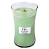 WoodWick White Willow Moss - Duftkerze Willow and Moss mit Holzdocht und Deckelglas groß 609,5 g
