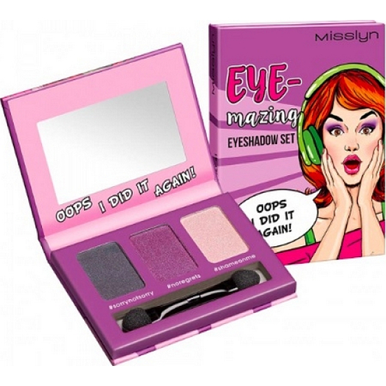 Misslyn Eye-mazing Eyeshadow Set Lidschattenpalette 41 Oops I Did It Again! 3 x 0,7 g