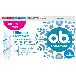 O.B. ProComfort Mini Tampons, 16 Stk O.B. ProComfort Mini Tampons, 16 Stk