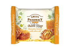 Grüne Apotheke Manuka und Honig und Olivenöl Toilettenseife 100 g