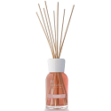 Millefiori Milano Natural Almond Blush - Mandelpuderdiffusor 250 ml + 8 Stiele 30 cm lang in mittelgroßen Räumen mindestens 3 Monate haltbar