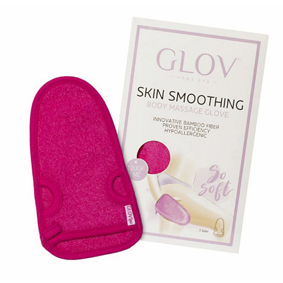 Glov Skin Smoothing Pink Massagehandschuh für bessere Durchblutung, Lymphdrainage und gegen Cellulite 1 Stück