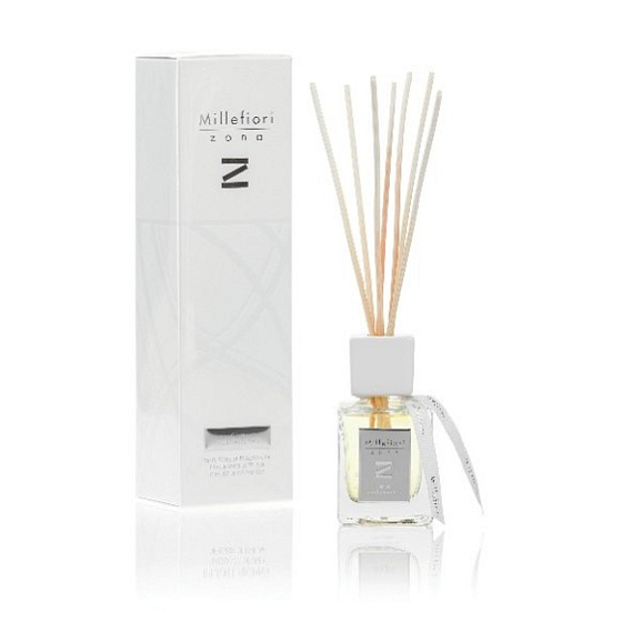 Millefiori Milano Zona Aria Mediterranea - Mediterrane Luft Diffusor 100 ml + 7 Stäbchen mit einer Länge von 25 cm für kleinere Räume hält 5-6 Wochen