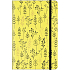 Albi Block mit Gummiband ausgekleidet Blumen A5 20,5 x 14 x 1,3 cm